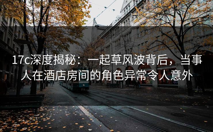 17c深度揭秘:一起草风波背后,当事人在酒店房间的角色异常令人意外  第1张 17c深度揭秘:一起草风波背后,当事人在酒店房间的角色异常令人意外  第1张